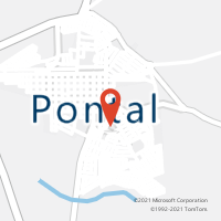 Mapa com localização da Agência AC PONTAL