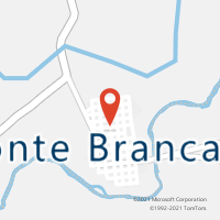 Mapa com localização da Agência AC PONTE BRANCA