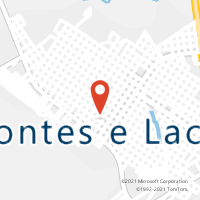 Mapa com localização da Agência AC PONTES E LACERDA