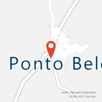 Mapa com localização da Agência AC PONTO BELO