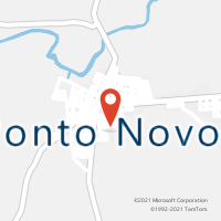 Mapa com localização da Agência AC PONTO NOVO