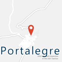 Mapa com localização da Agência AC PORTALEGRE