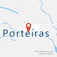 Mapa com localização da Agência AC PORTEIRAS