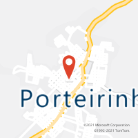 Mapa com localização da Agência AC PORTEIRINHA