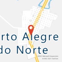 Mapa com localização da Agência AC PORTO ALEGRE DO NORTE