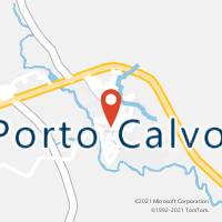 Mapa com localização da Agência AC PORTO CALVO