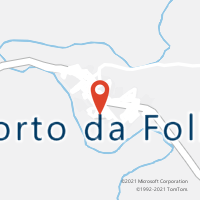 Mapa com localização da Agência AC PORTO DA FOLHA