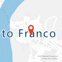 Mapa com localização da Agência AC PORTO FRANCO