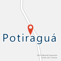 Mapa com localização da Agência AC POTIRAGUA