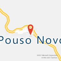 Mapa com localização da Agência AC POUSO NOVO