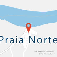 Mapa com localização da Agência AC PRAIA NORTE