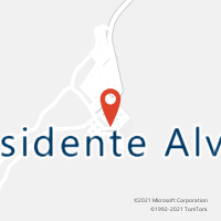 Mapa com localização da Agência AC PRESIDENTE ALVES