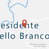 Mapa com localização da Agência AC PRESIDENTE CASTELLO BRANCO