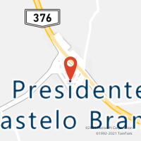Mapa com localização da Agência AC PRESIDENTE CASTELO BRANCO