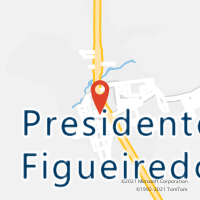 Mapa com localização da Agência AC PRESIDENTE FIGUEIREDO