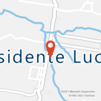 Mapa com localização da Agência AC PRESIDENTE LUCENA