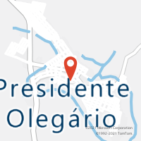 Mapa com localização da Agência AC PRESIDENTE OLEGARIO
