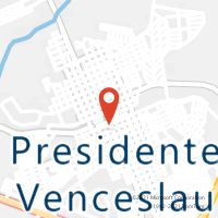 Mapa com localização da Agência AC PRESIDENTE VENCESLAU