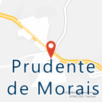 Mapa com localização da Agência AC PRUDENTE DE MORAIS
