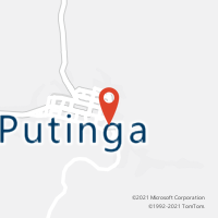 Mapa com localização da Agência AC PUTINGA
