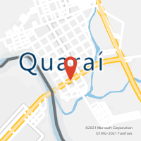 Mapa com localização da Agência AC QUARAI
