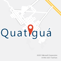 Mapa com localização da Agência AC QUATIGUA