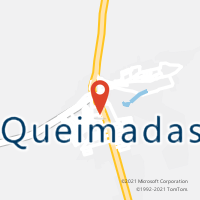 Mapa com localização da Agência AC QUEIMADAS