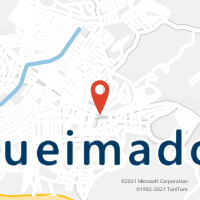 Mapa com localização da Agência AC QUEIMADOS