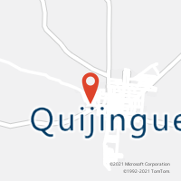 Mapa com localização da Agência AC QUIJINGUE