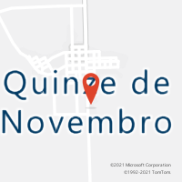 Mapa com localização da Agência AC QUINZE DE NOVEMBRO