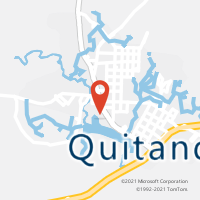 Mapa com localização da Agência AC QUITANDINHA
