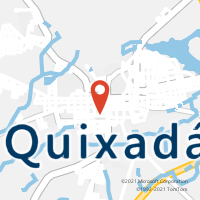 Mapa com localização da Agência AC QUIXADA