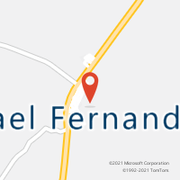 Mapa com localização da Agência AC RAFAEL FERNANDES