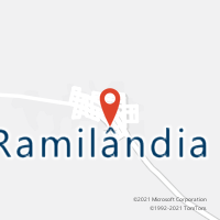 Mapa com localização da Agência AC RAMILANDIA