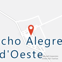 Mapa com localização da Agência AC RANCHO ALEGRE DO OESTE
