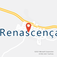 Mapa com localização da Agência AC RENASCENCA