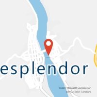 Mapa com localização da Agência AC RESPLENDOR