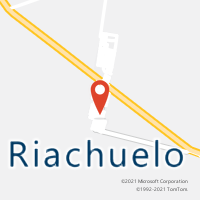 Mapa com localização da Agência AC RIACHUELO
