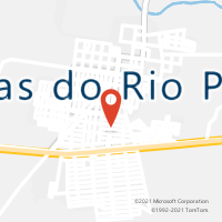 Mapa com localização da Agência AC RIBAS DO RIO PARDO