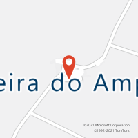 Mapa com localização da Agência AC RIBEIRA DO AMPARO