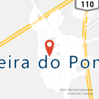 Mapa com localização da Agência AC RIBEIRA DO POMBAL