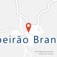 Mapa com localização da Agência AC RIBEIRAO BRANCO