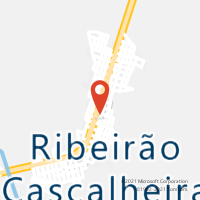 Mapa com localização da Agência AC RIBEIRAO CASCALHEIRA