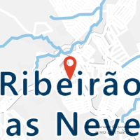 Mapa com localização da Agência AC RIBEIRAO DAS NEVES