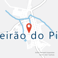 Mapa com localização da Agência AC RIBEIRAO DO PINHAL