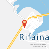 Mapa com localização da Agência AC RIFAINA