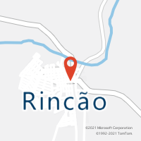 Mapa com localização da Agência AC RINCAO