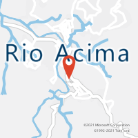 Mapa com localização da Agência AC RIO ACIMA
