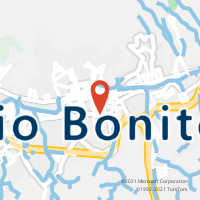Mapa com localização da Agência AC RIO BONITO
