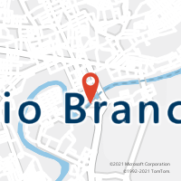 Mapa com localização da Agência AC RIO BRANCO